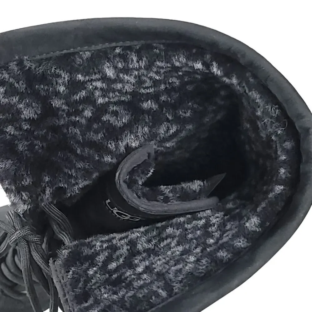 UGG Adirondack III Tall Waterproof Boots Leopard Black Winter Snow Fashion